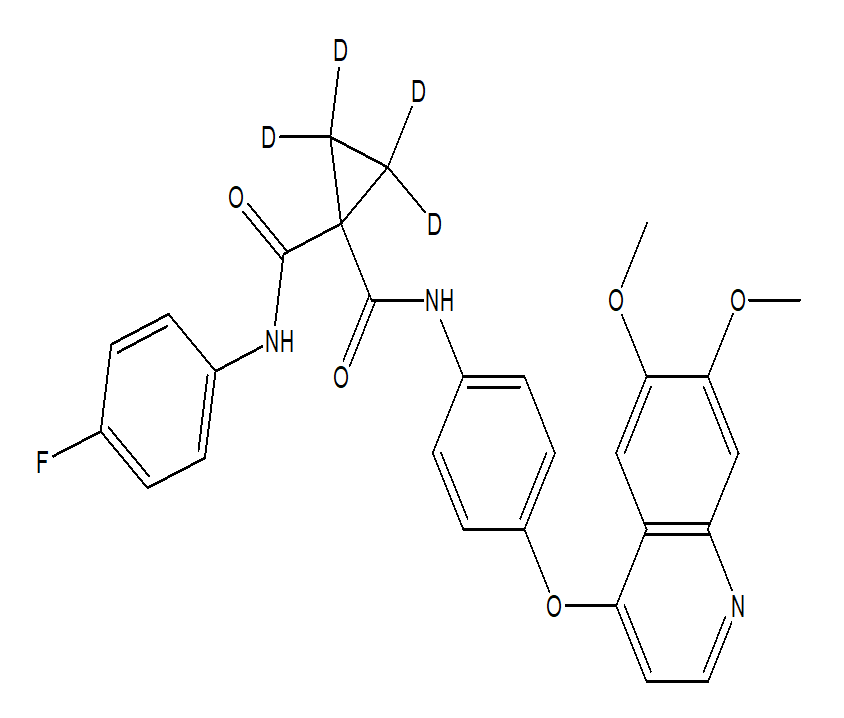 CABOZANTINIB D4 (CYCLOPROPANE-RING-D4)